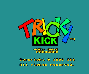 Tricky Kick (USA) Screenshot